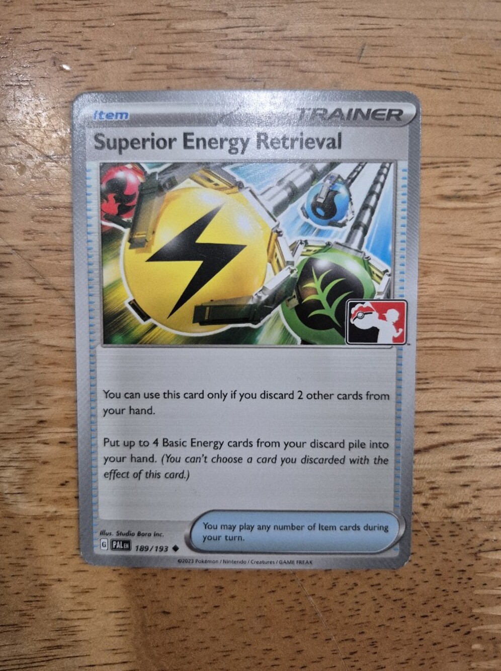 QTY 3 Superior Energy Retrieval Pokémon Trainer Item Card